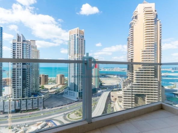 1 BR | Marina Tower | Amazing partial sea view