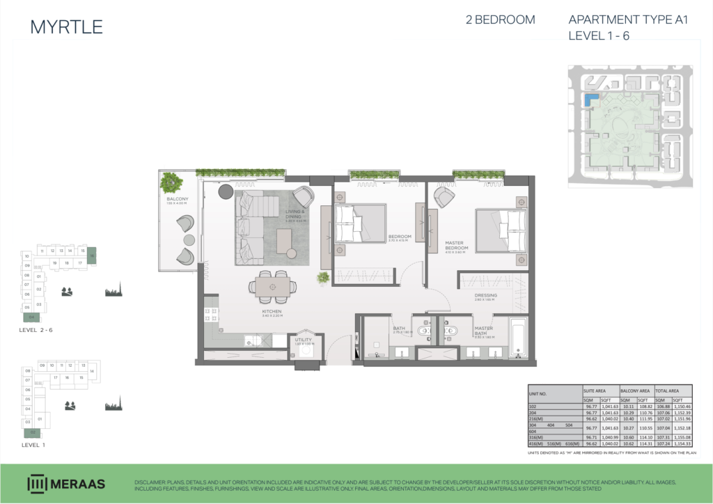 central-park-type-a1-2bdr