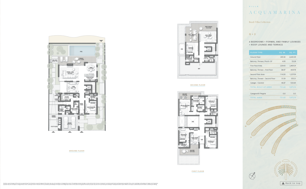 palm jebel ali aquamarina floor plan