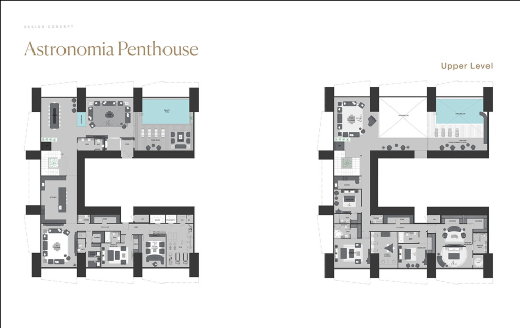 astronomia penthouse floor plan