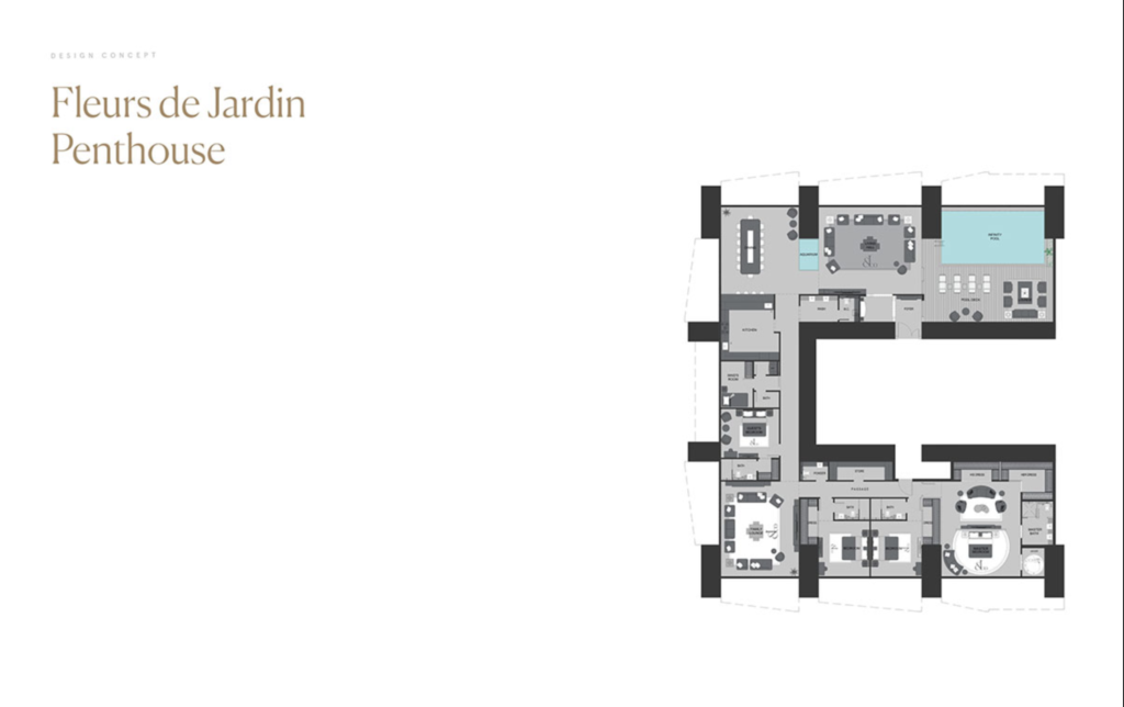 fleur de jardin penthouse floor plan