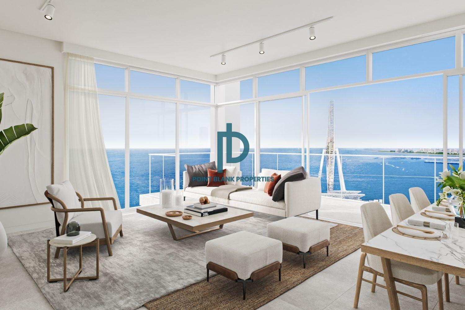 02 Layout | Sea/ JBR view | Higher floor