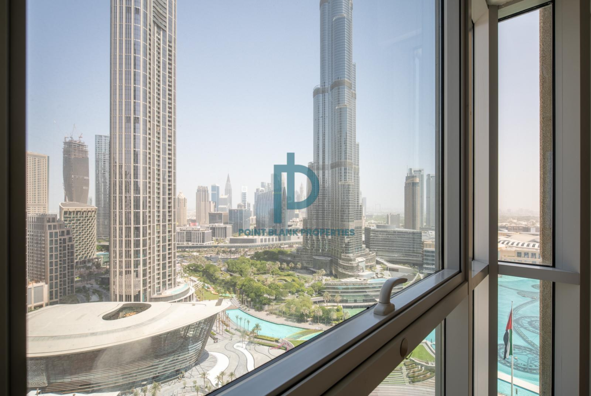 Burj Khalifa view | Spacious Unit | Vacant