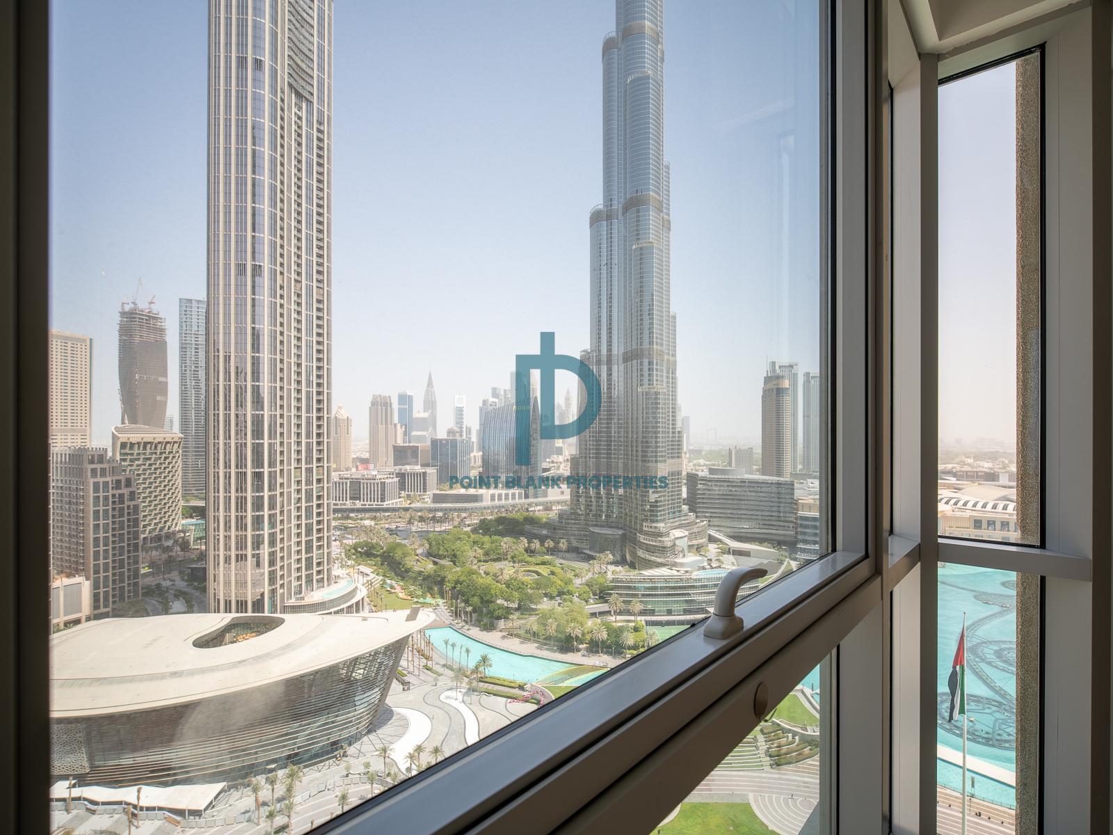 Burj Khalifa view | Spacious Unit | Vacant