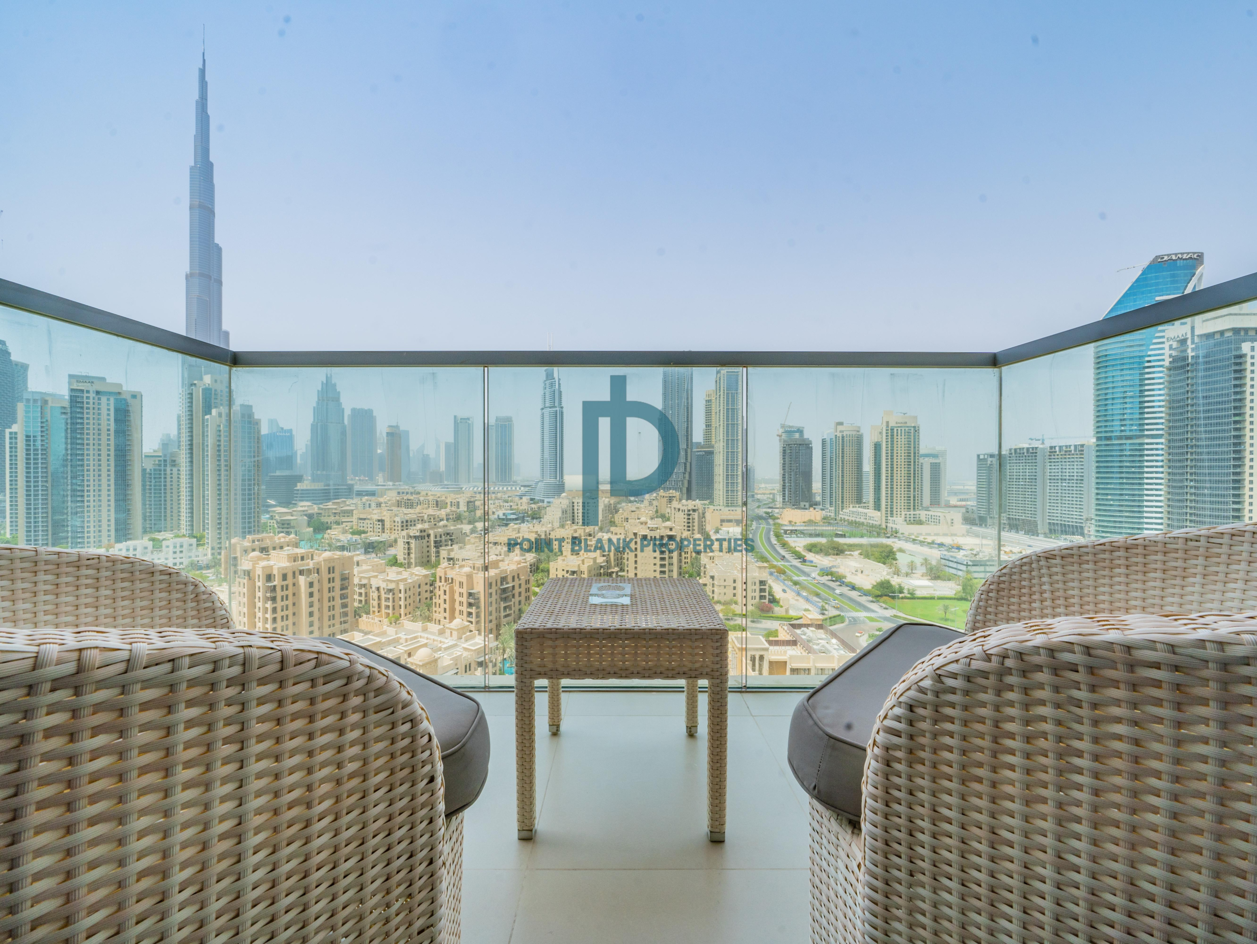 High floor | Vacant on transfer | Full Burj view