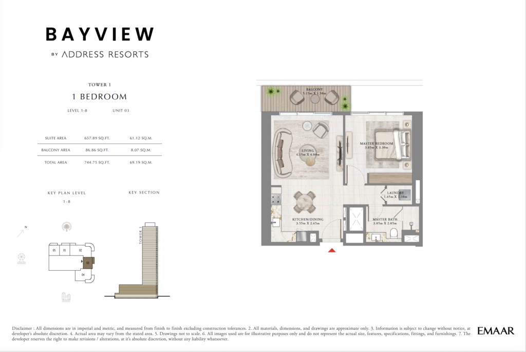 bayview-floor-plan-1bed