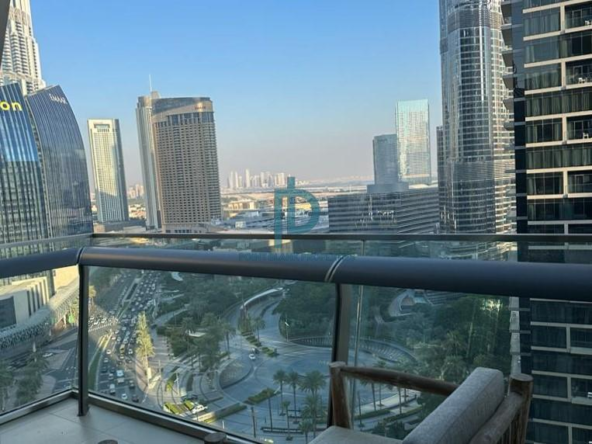 Burj Khalifa view | Furnished | Vacant