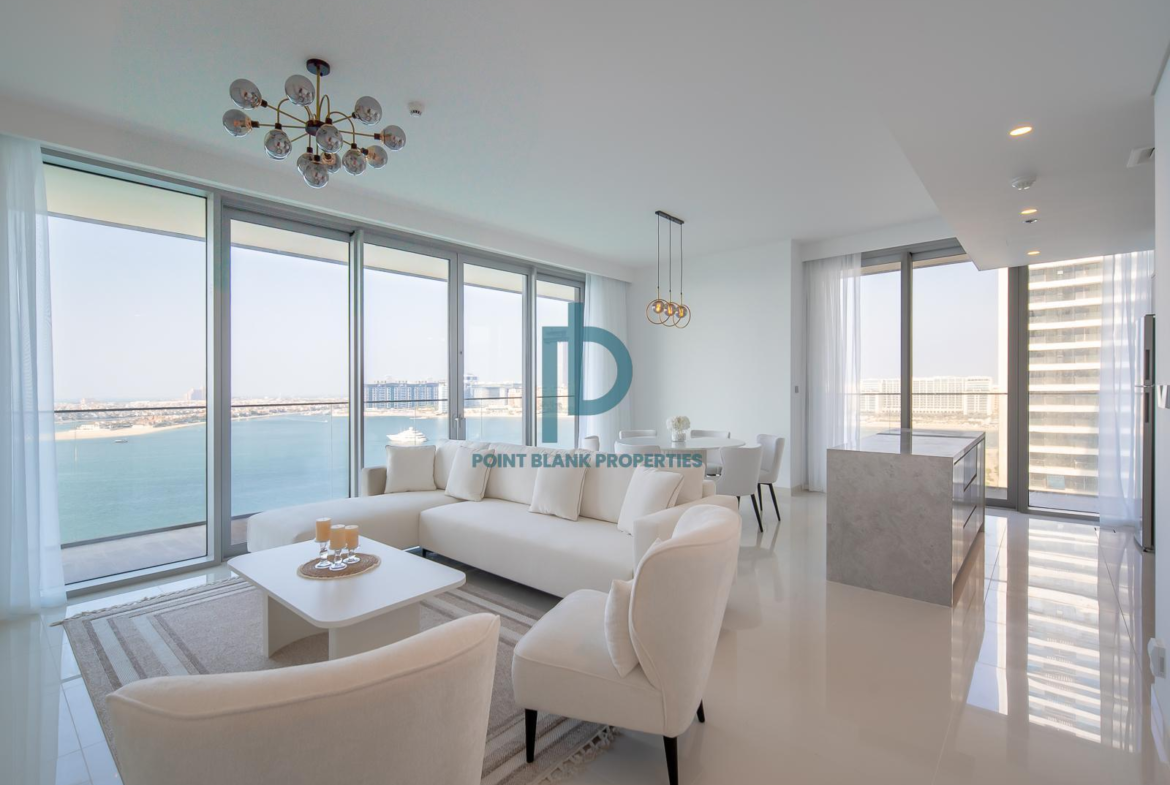 Private Beach Access | Palm views | Brand New