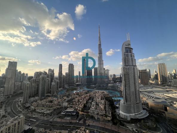 Burj Khalifa View|Chiller Free|Ready to move