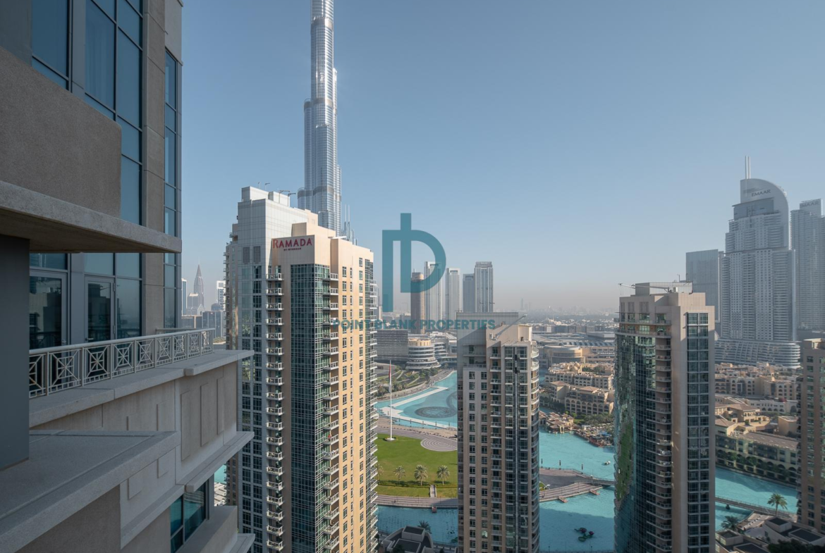 High floor | Vacant | Burj View