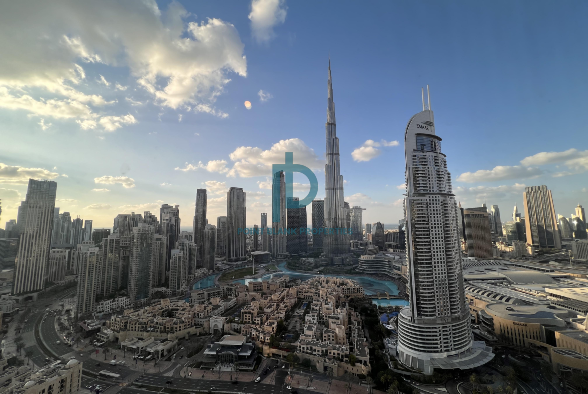 Burj Khalifa View | Chiller Free | Move In Now