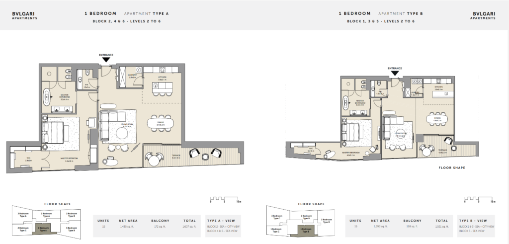 Bvlgari Floor Plan